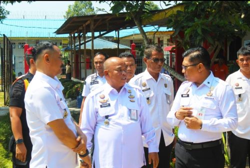 Kepala Divisi Pemasyarakatan Riau Lakukan Monev Dan Berikan Penguatan Tusi Pegawai Di Lapas IIA Bangkinang