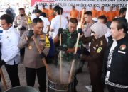Polda Riau Musnahkan Narkoba Senilai Rp96,5 Miliar dari 12 Tersangka