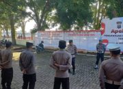 Polres Kuansing Lakukan Pengecekan Preventif Pengamanan di Kantor Bawaslu Kuansing Dalam Rangka Operasi Mantap Praja LK 2024