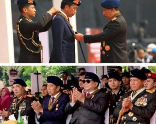 Presiden Jokowi Dianugerahi Loka Praja Samrakshana Oleh Kapolri