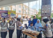 Tim Satgas Ops Zebra Lancang Kuning 2024 Edukasi Pengunjung, Pedagang Stc Pekanbaru & Penumpang Bus Way