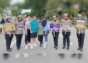 Ditlantas Polda Riau Gelar Kampanye Keselamatan & Cooling System Pilkada Damai