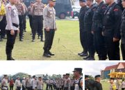 Polda Riau Melaksanakan Apel Pengecekan Personil PAM TPS ,Siap sukseskan Pilkada Riau 2024