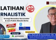 Anda Ingin Jadi Wartawan: Mari Bergabung di PJC, 5 Menit Bisa Menulis Berita