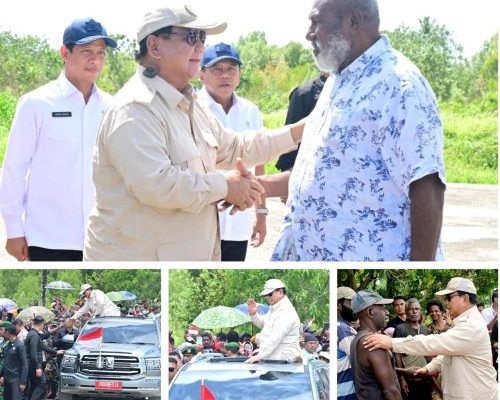 Presiden Prabowo Subianto Tinjau Program Pertanian Berkelanjutan di Merauke