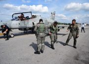 Detik-detik Menegangkan Simulasi Darurat di Lanud Roesmin Nurjadin