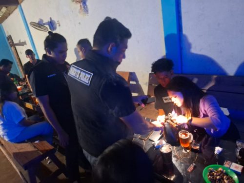 Sat Resnarkoba Polres Kuansing Razia di Cafe Remang-remang, Amankan Miras Tanpa Izin