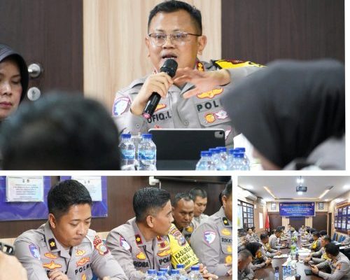 Jelang Nataru 2024 – 2025 Dirlantas Pimpim Rapat Koordinasi Internal Bersama Kasat Lantas Jajaran