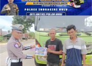 Kasat Lantas Polres Inhu Hentikan Kendaraan Angkutan dan Sepeda Motor, Ternyata Ini Yang Terjadi
