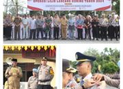 Amankan Nataru, Polres Inhu Laksanakan Apel Gelar Pasukan