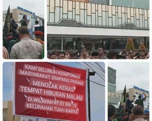 Warga Kepung Chromatic Family Karaoke, Tuntut Ditutup Hari Ini Juga