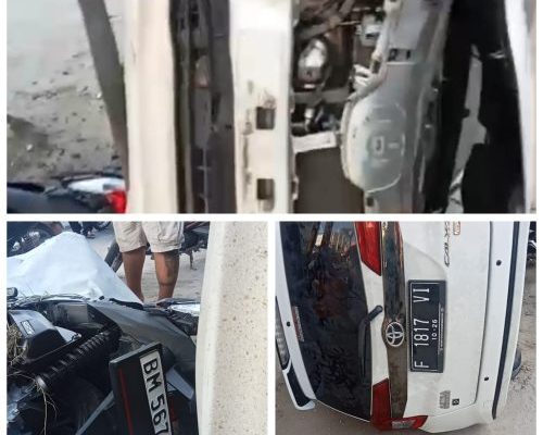 Diduga Dalam Pengaruh Narkotika, Pengemudi Mobil Tabrak Pengendara Motor di Pekanbaru