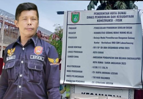 Kondisi Gedung SDN 013 dan 017 Bulu Kasap Dumai Yang Dilaporkan DPP-SPKN ke Kejati Riau