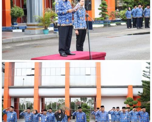 Wakil Bupati Inhu Pimpin Upacara Memperingati HKN, Ajak ASN Tingkatkan Kinerja dan Integritas