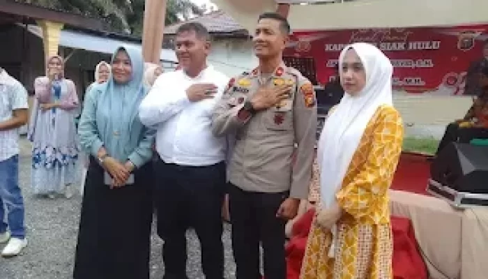 Polsek Siak hulu Gelar Acara Pisah Sambut Kenal Pamit Kapolsek