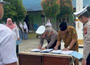 Pelantikan PKS dan Penandatanganan MoU SMAN 1 Siak Bersama Satlantas Polres Siak, Bangun Kesadaran dan Kedisiplinan Berlalu Lintas Pada Generasi Muda