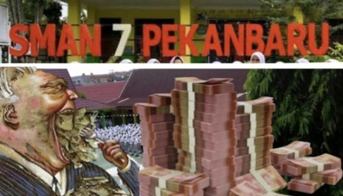 Terbongkar,,!! Kepsek SMAN 7 Pekanbaru Diduga Melakukan Praktek KKN Melalui Dana BOS TA 2024