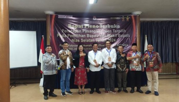 Sokhiatulo Laia dan Yusuf Nache, ST MM (Sokhi-Yusuf), Ditetapkan Sebagai Bupati dan Wakil Bupati Nias Selatan