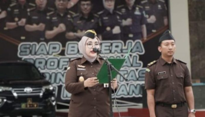 Wakajati Riau Pimpin Apel Kerja Ingatkan Kesiapan Seluruh Jajaran Dalam Inspeksi dan Kunker Komisi III DPR RI