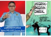 Ketua KNPI Riau, Larshen Yunus, Minta Klarifikasi Penggunaan Anggaran DPRD Kampar