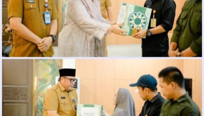 Ketua DWP Disdik Riau Bagikan 200 Paket  Sembako Ramadhan 1446 H