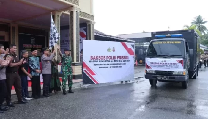 Polres Kampar Salurkan Bantuan Sembako Jelang Ramadan, Wujudkan Kepedulian dan Sinergi!