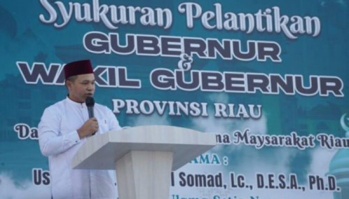 Hadiri Buka Puasa Bersama, Abdul Wahid: Saya Berdiri di Sini Karena Kepercayaan Masyarakat Riau