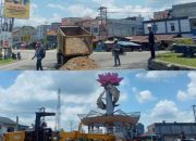 Ketua DPRD Inhu Tinjau Perbaikan Sejumlah Ruas Jalan di Pematang Reba