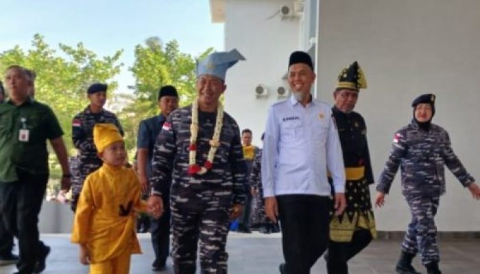 Sambut Danlanal Baru, Walikota Dumai H Paisal Berharap Personil Bisa Menjalankan Kebijakan Komandan