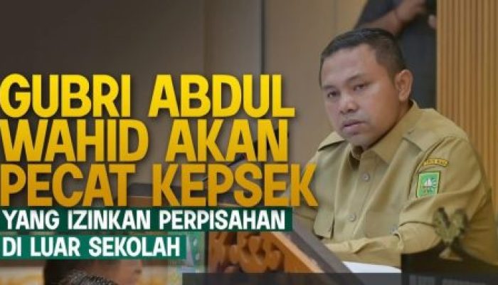 Tegas,,!! Gubernur Riau Abdul Wahid Larang Studi Tour, Siap Pecat Kepala Sekolah Yang Melanggar