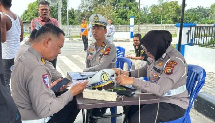 Tekan Laka Lantas di Jl. TOL Permai Tim Gabungan Lakukan Penertiban Odol