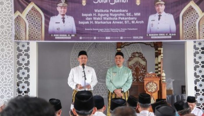 Safari Jumat ke Payung Sekaki, Wako-Wawako Pekanbaru sampaikan Program Pemko yang Berpihak Kepada Masyarakat