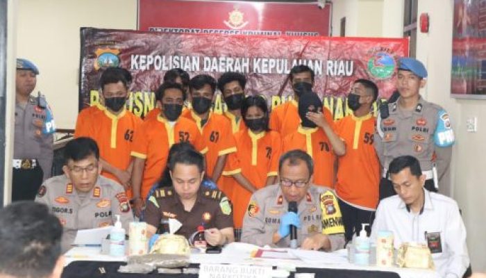 Diresnarkoba Polda Kepri Musnahkan Barang Bukti Sabu, Ekstasi, dan Ganja Periode Febuari dan Maret 2025