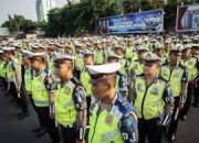 Gubernur Riau (Gubri) Abdul Wahid memimpin Apel Gelar Pasukan dalam rangka pengamanan Idulfitri 1446 H tahun 2025