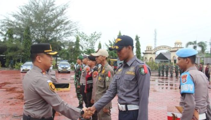 Polres Bengkalis Gelar Apel Gelar Pasukan Operasi Ketupat Lancang Kuning Tahun 2025