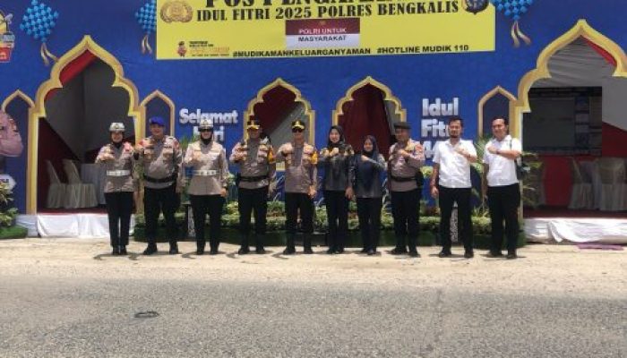 Kapolres Bengkalis Pastikan Kesiapan Pos Terpadu dan Pos Pelayanan Operasi Ketupat 2025