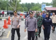 Operasi Ketupat Lancang Kuning 2025, Polres Bengkalis dan Pemkab Lakukan Pengecekan Pos Terpadu