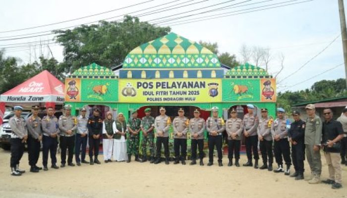 Hasil Pantau Kapolres Inhu di Posyan Japura, Arus Lalin H-2 Lebaran Aman dan Lancar