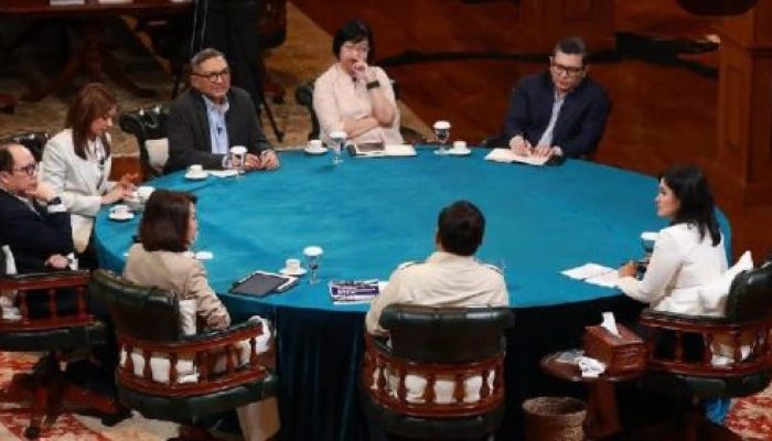 Presiden Prabowo Temui 6 Pemimpin Redaksi Media di Hambalang