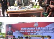 Kejari Bengkalis Musnahkan Barang Bukti dari 56 Kasus yang Telah Berkekuatan Hukum Tetap