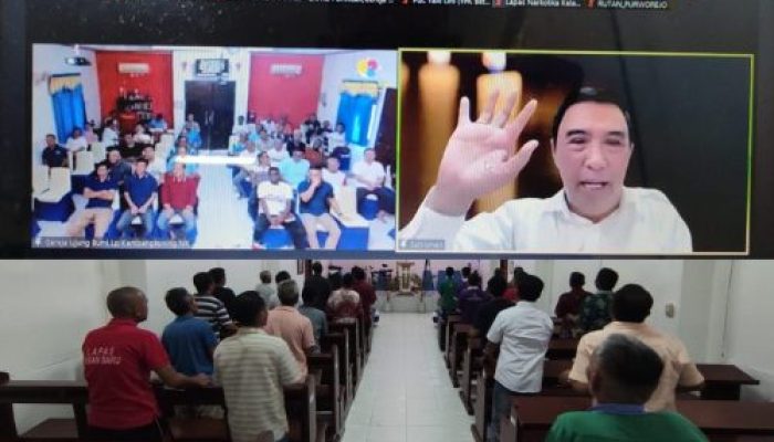 Semangat Kebangkitan dan Harapan Baru, Warga Binaan Lapas Pekanbaru Ikuti Ibadah Paskah Dengan Khidmat