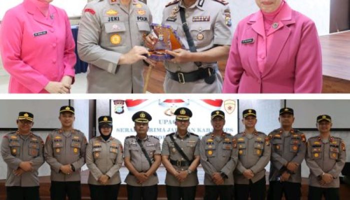 Kapolresta Pekanbaru Pimpin Upacara Sertijab Kabag Ops dan Kapolsek Bukit Raya