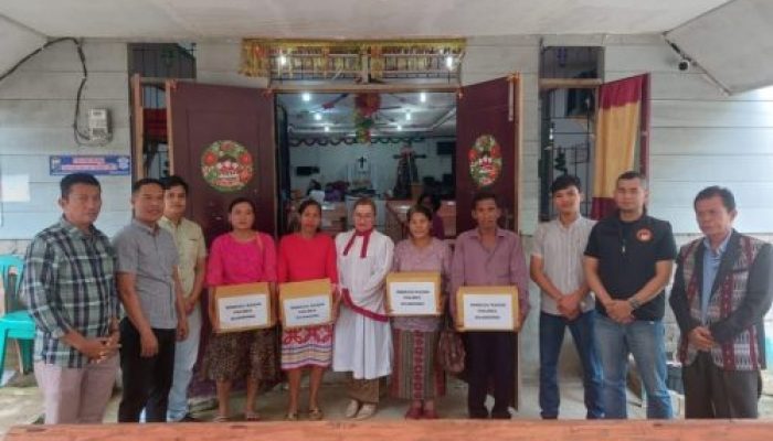 Sat Resnarkoba Polres Kuansing Gelar Minggu Kasih dan Salurkan Bantuan Sembako