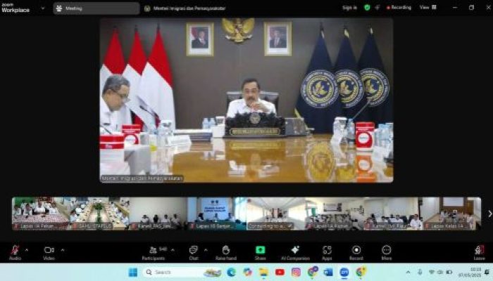 Lapas Pekanbaru Siap Gaspol! Dukung Transformasi Kemenimipas Lewat Rapat Anev Nasional