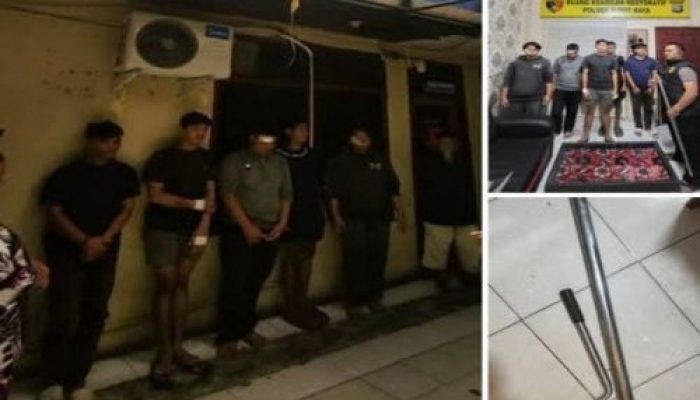 Gagalkan Tawuran Dini Hari, Polsek Bukit Raya Amankan 5 Remaja di Pekanbaru