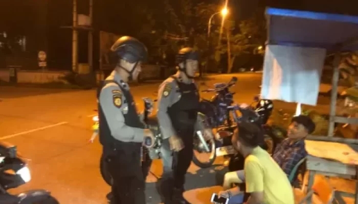 Polres Bengkalis Laksanakan Giat TIM RAGA dalam Rangka Pemberantasan Geng Motor dan Aksi Anarkisme