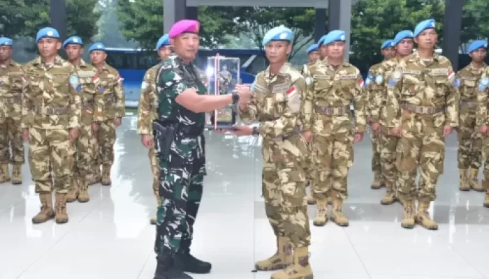Satu Tahun Tuntaskan Misi Perdamaian Dunia, Prajurit Pasmar 1 Kembali ke Satuan