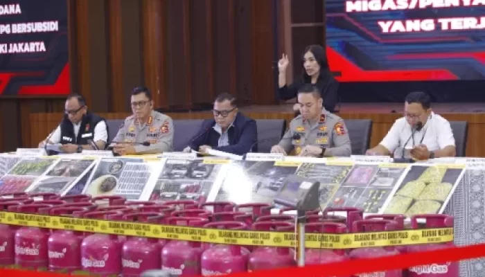 Bareskrim Polri Bongkar Sindikat Oplosan Gas Subsidi di Jakarta, Negara Rugi Rp16,8 Miliar