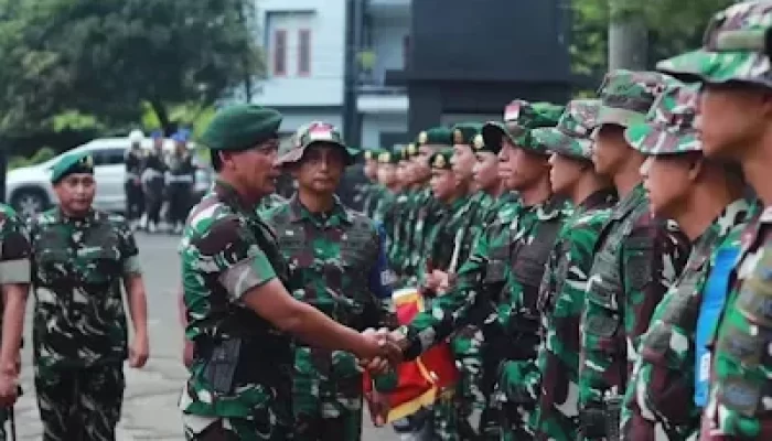 Pangkostrad Tinjau Latma Garuda Guerrier di Yonif 321 Kostrad, Tegaskan Pentingnya Kolaborasi Internasional