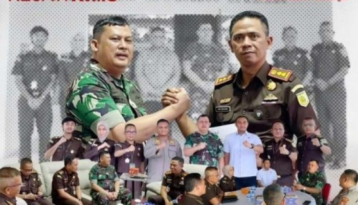 Bidang Pidmil Gelar Koordinasi Non Teknis Ke Polres Rohil dan Kejari Rohil